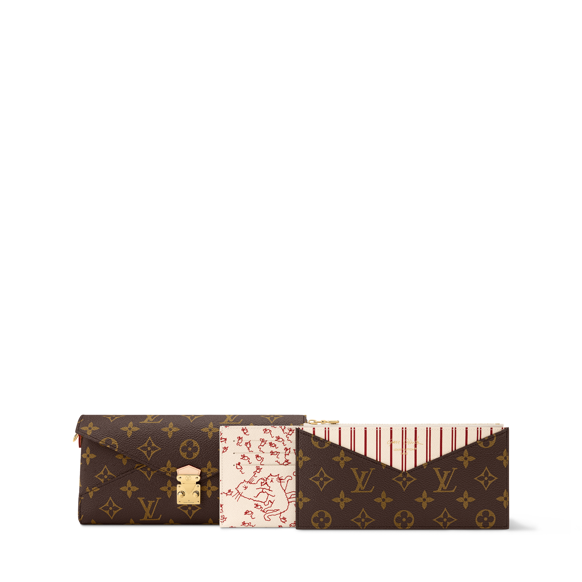 Kirigami Organizer On Chain Monogram - Wallets and Small Leather